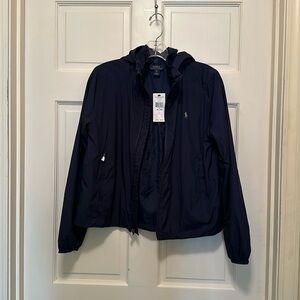Polo Ralph Lauren navy blue girl hooded jacket